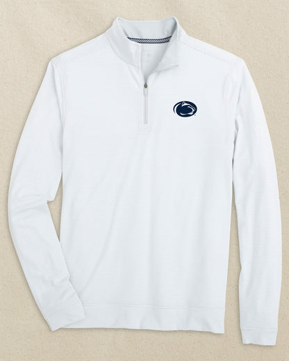 Southern Tide Penn State Nittany Lions Stripe Quarter Zip For Collegiate