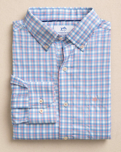 Southern Tide Sunset Harbor brrr°® Intercoastal Sport Shirt For Sale