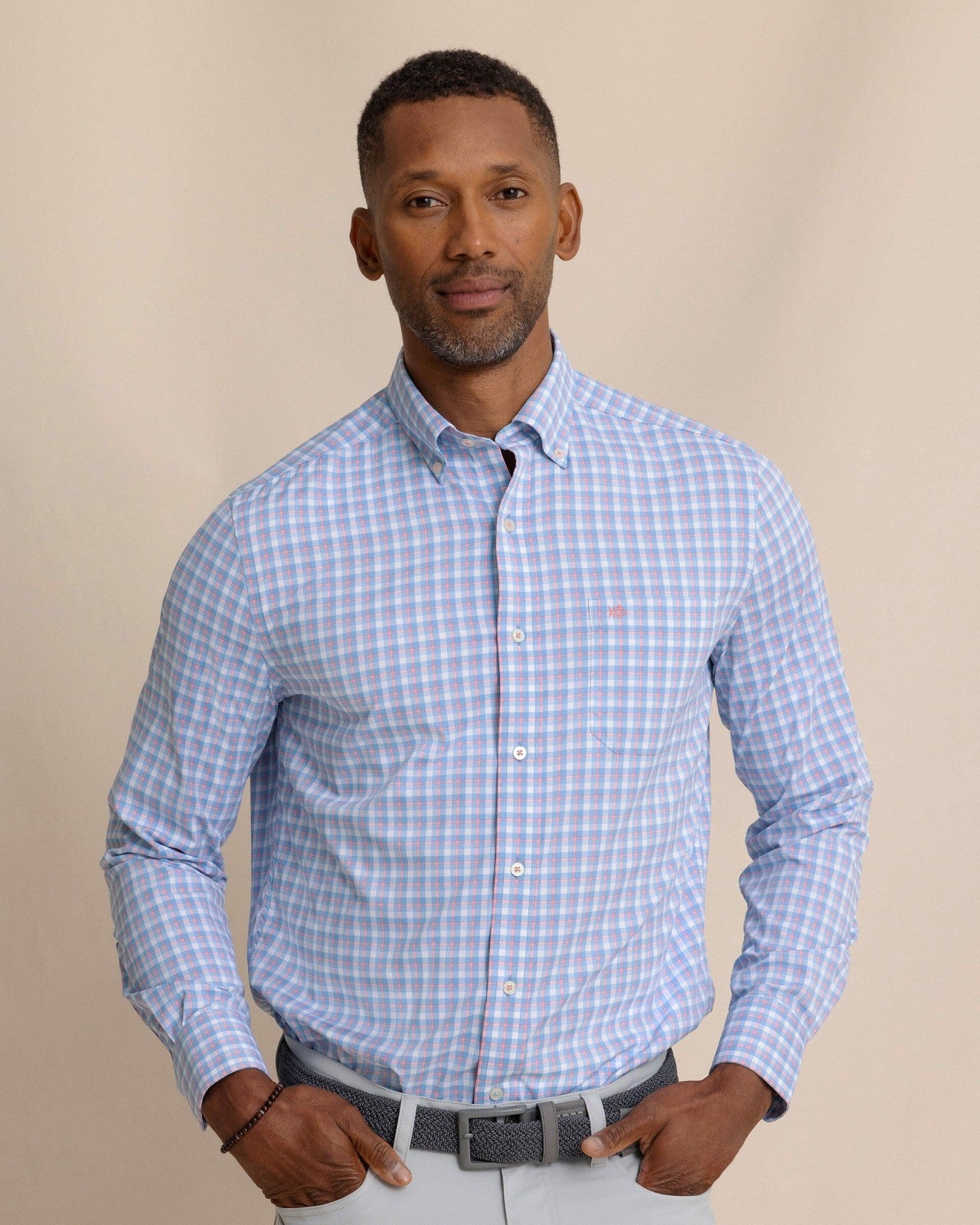 Southern Tide Sunset Harbor brrr°® Intercoastal Sport Shirt For Sale