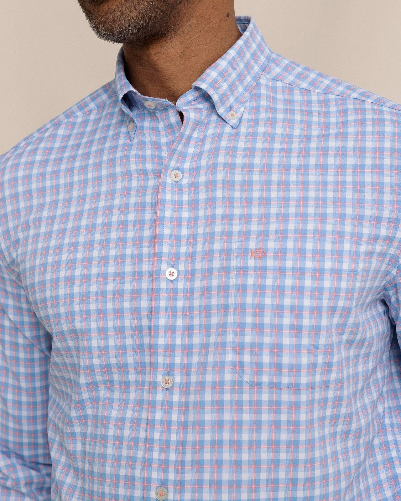 Southern Tide Sunset Harbor brrr°® Intercoastal Sport Shirt For Sale