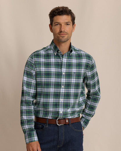 Southern Tide Gordon Tartan Skipjack Sport Shirt For Sale
