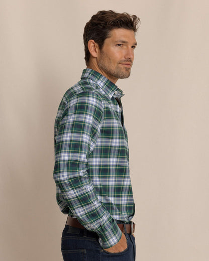 Southern Tide Gordon Tartan Skipjack Sport Shirt For Sale