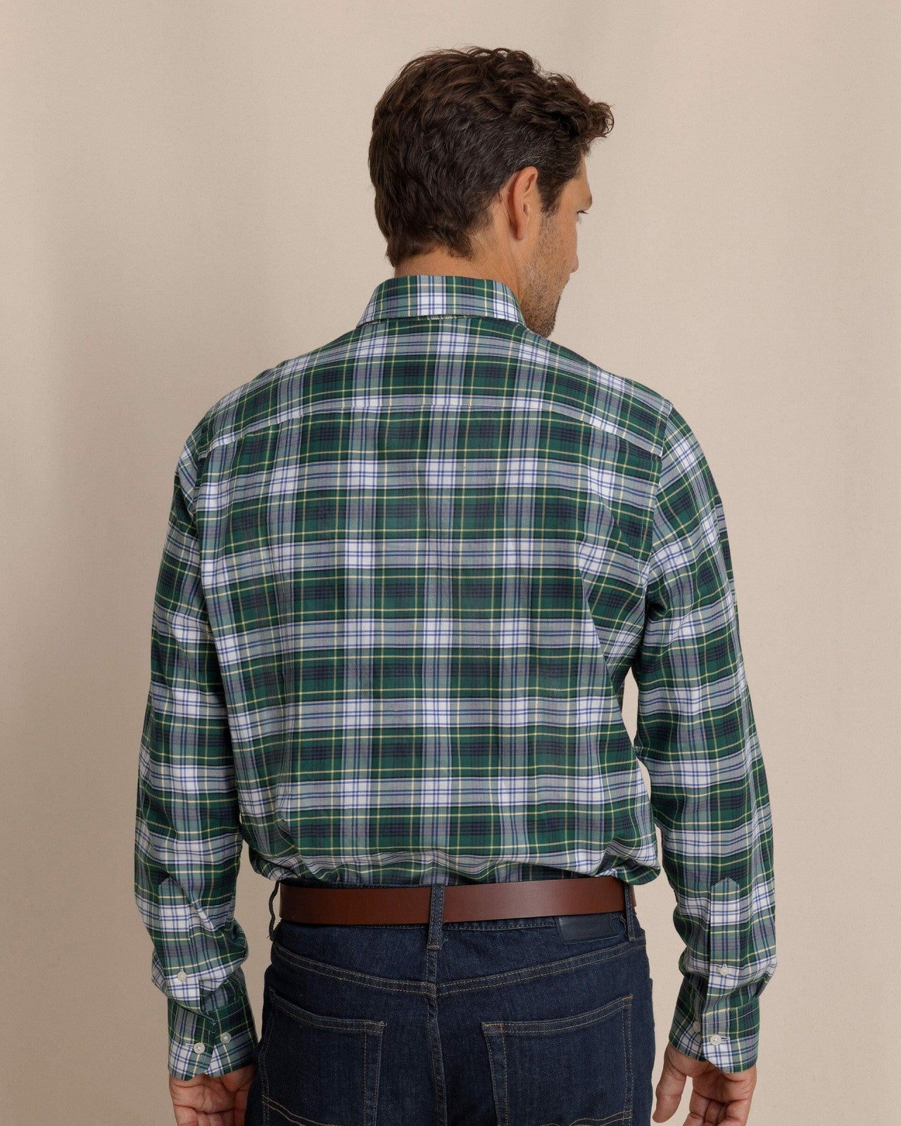 Southern Tide Gordon Tartan Skipjack Sport Shirt For Sale