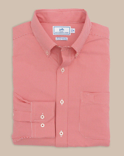 Southern Tide Team Colors Gingham Intercoastal Button Down Sport Shirt – Southern Tide For Sale