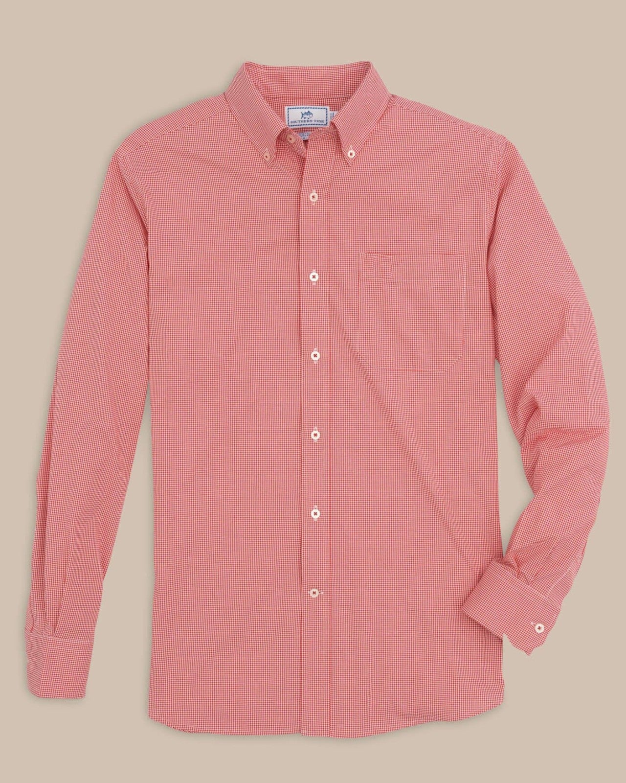 Southern Tide Team Colors Gingham Intercoastal Button Down Sport Shirt – Southern Tide For Sale