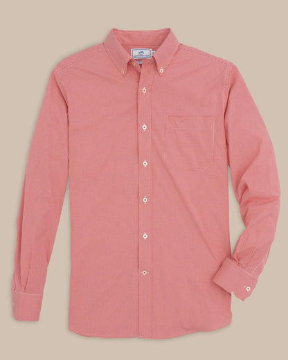Southern Tide Team Colors Gingham Intercoastal Button Down Sport Shirt – Southern Tide For Sale