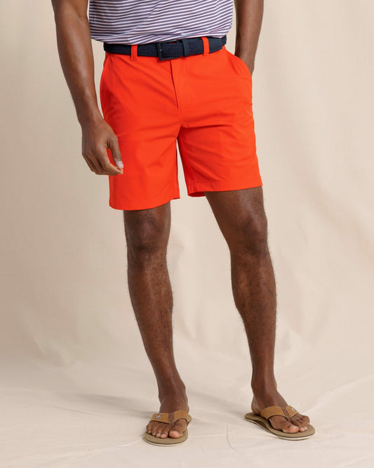 Southern Tide brrr°®-die 8" Performance Short - Poppy Red For Sale