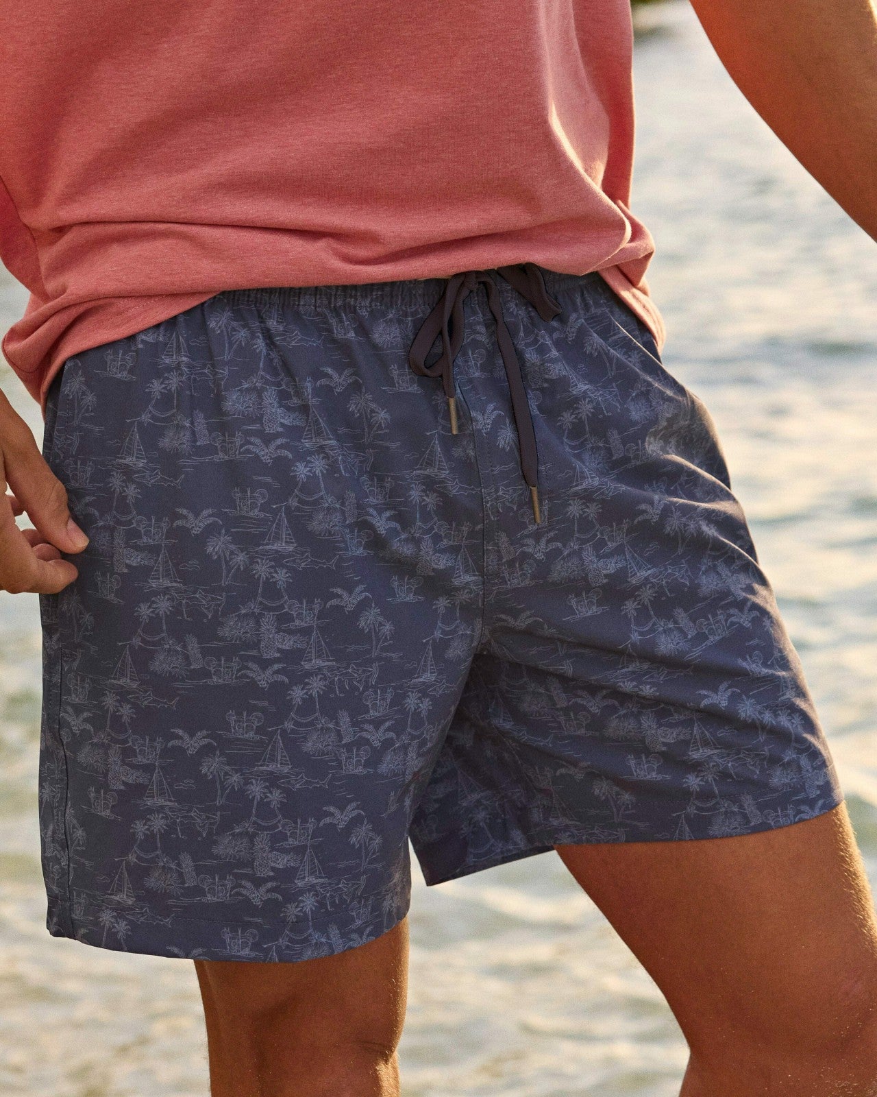 Southern Tide Tide To The Shore Swim Trunk For Sale