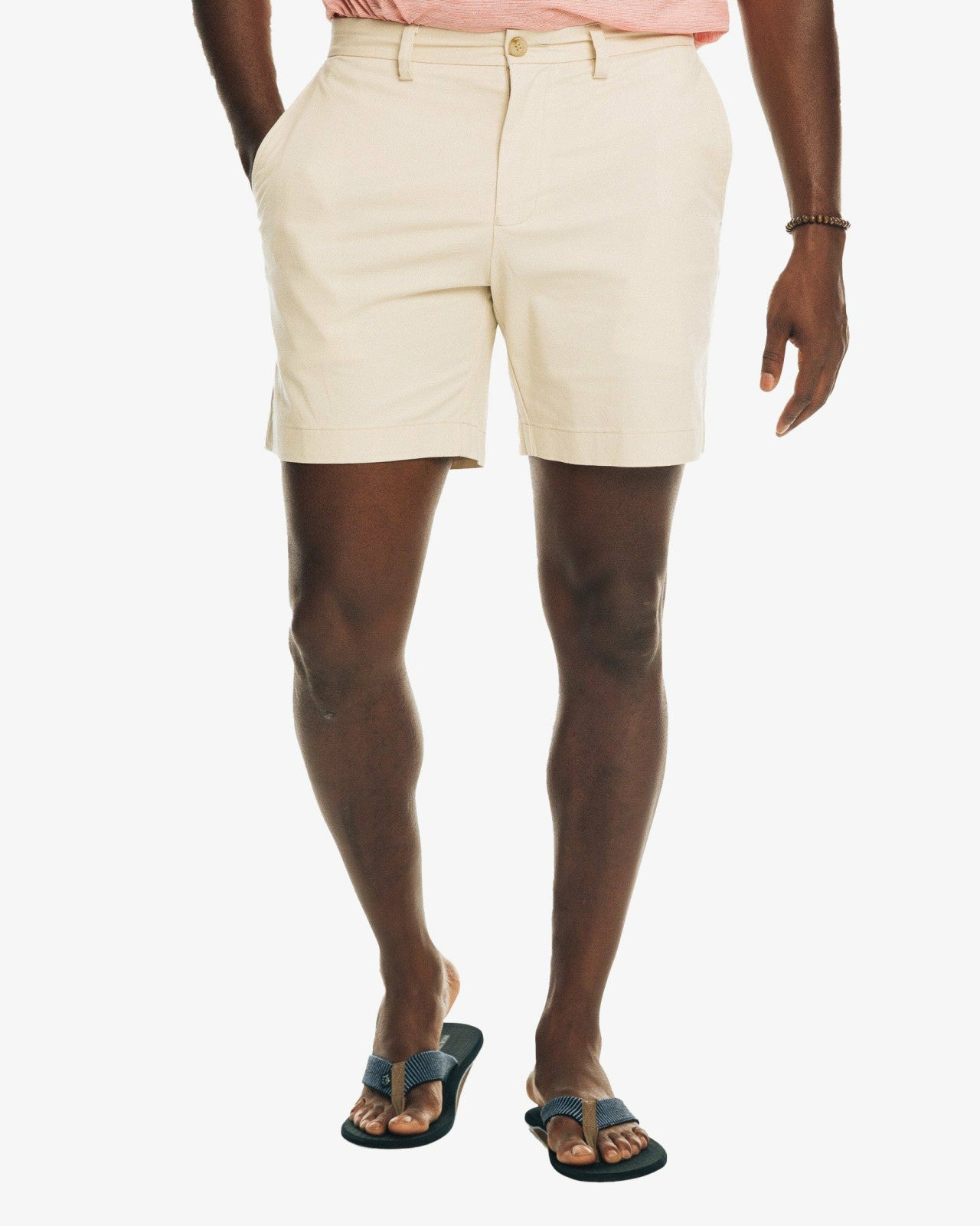 Southern Tide 7 Inch Khaki Shorts - Channel Marker Fabric For Sale