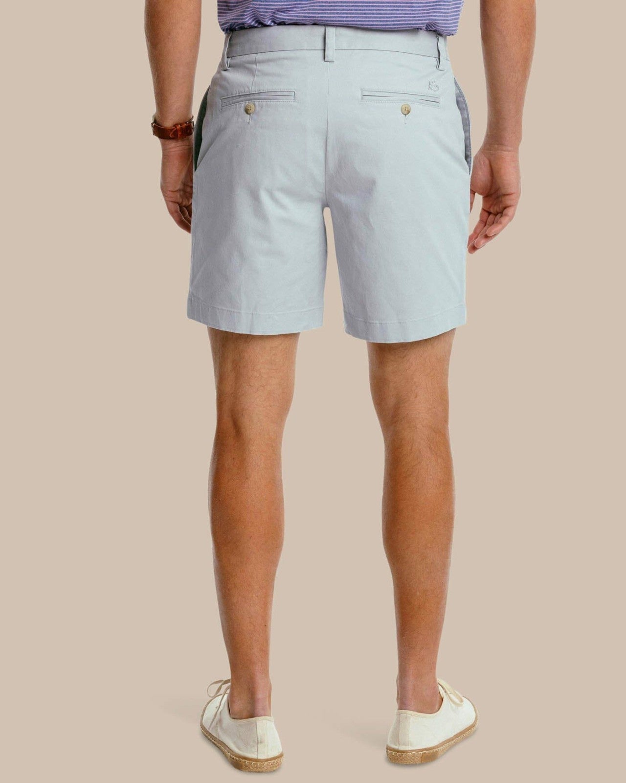 Southern Tide 7 Inch Khaki Shorts - Channel Marker Fabric For Sale