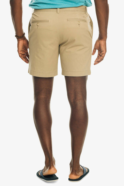 Southern Tide 7 Inch Khaki Shorts - Channel Marker Fabric For Sale