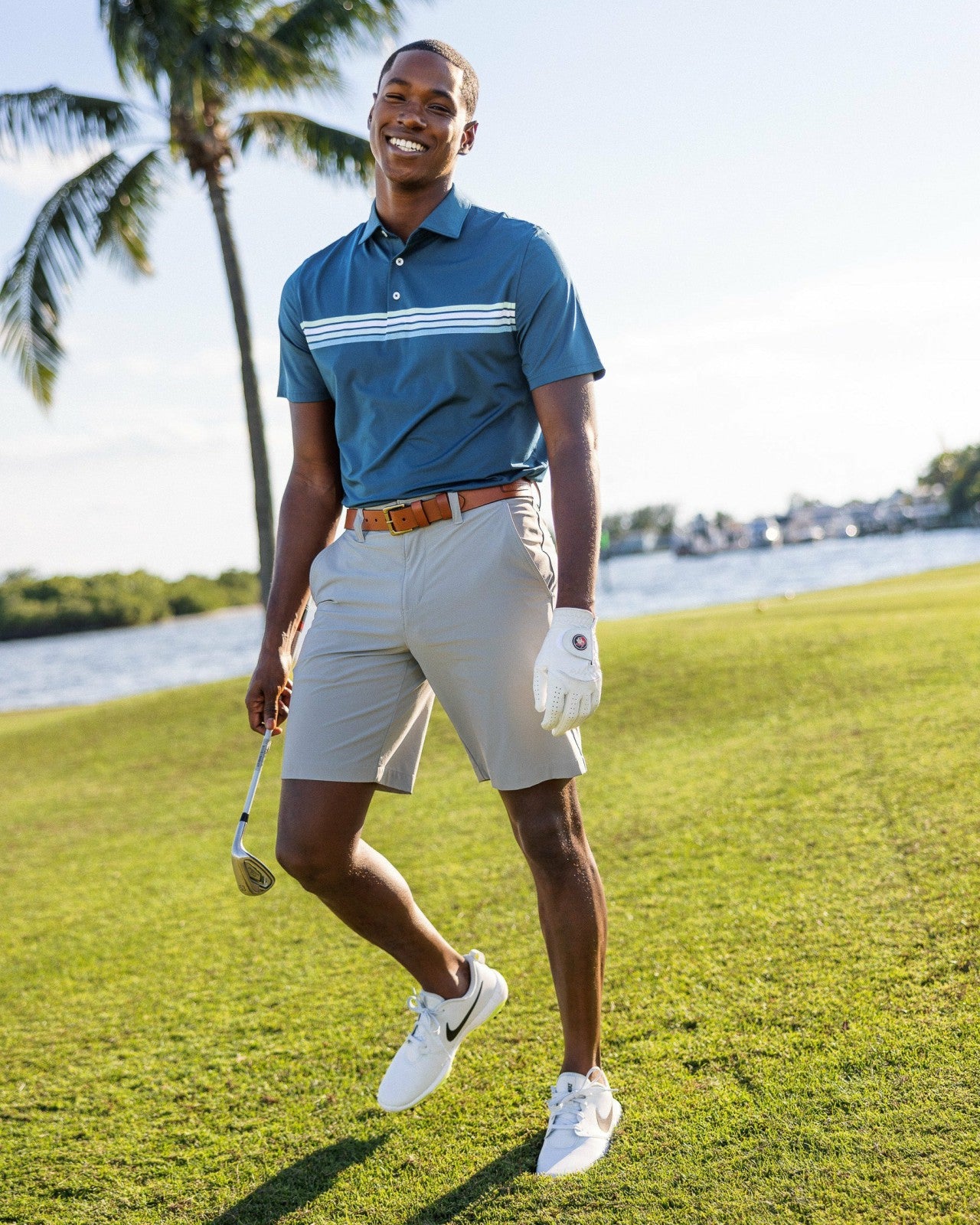 Southern Tide Mens T3 Gulf 9 Inch Short | Quick Dry Golf Short For Sale