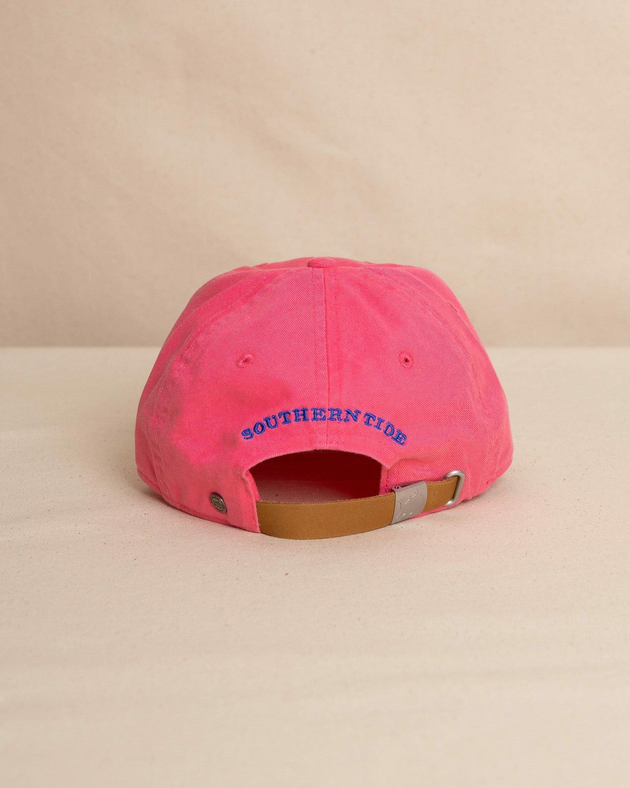 Southern Tide Mini Skipjack Leather Strap Hat For Sale