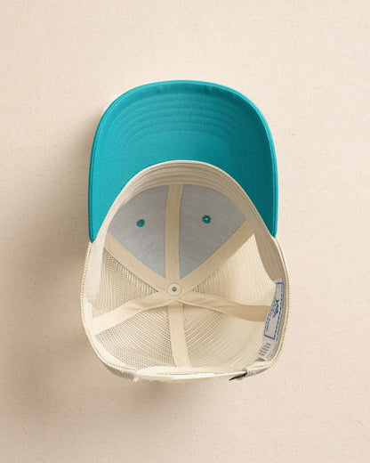 Southern Tide ST Leather Patch Trucker Hat For Sale