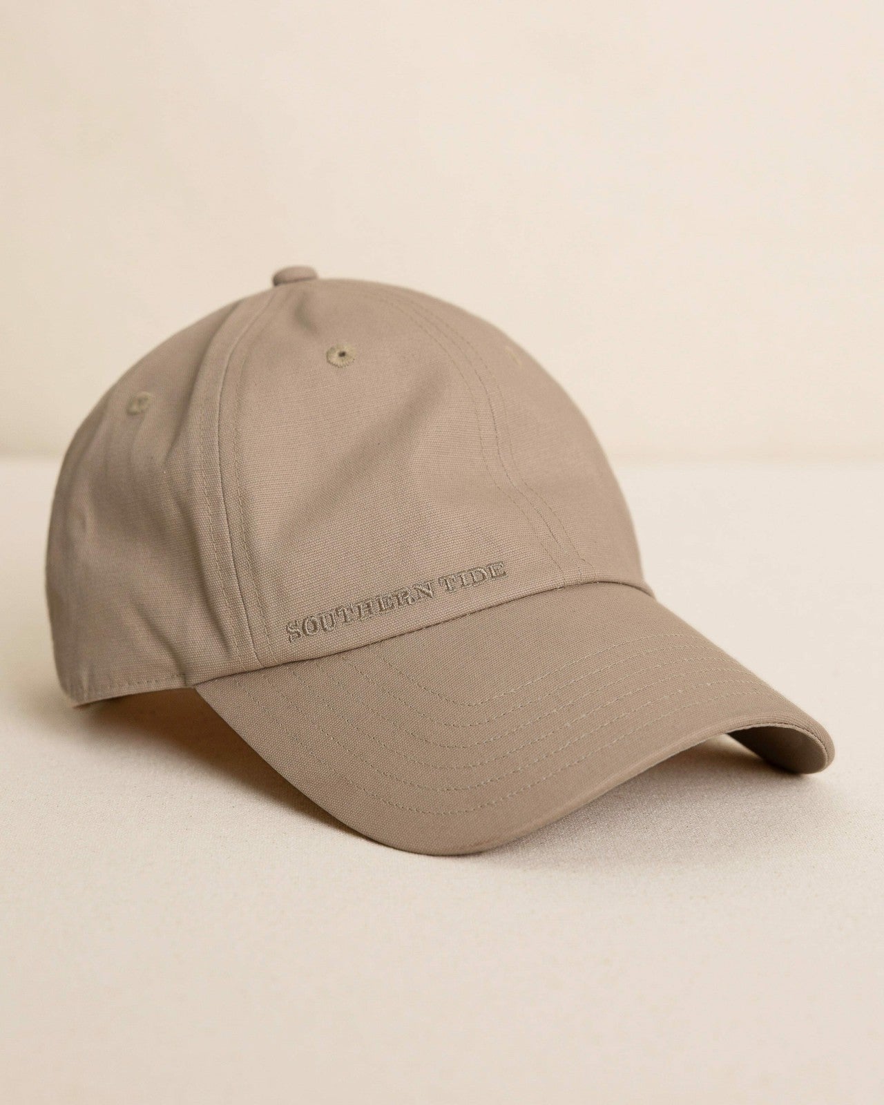 Southern Tide Waxed Canvas Leather Strap Hat For Sale