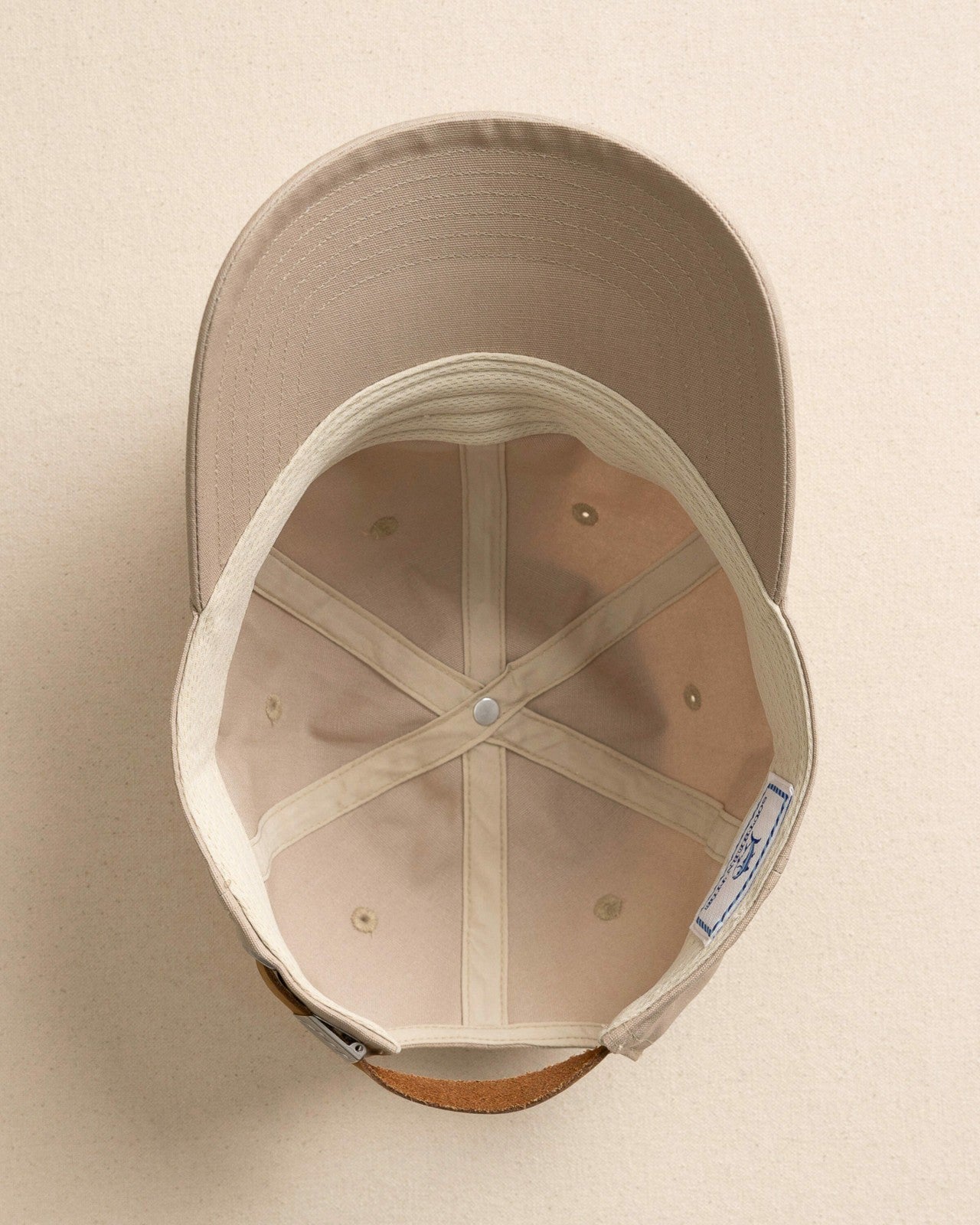 Southern Tide Waxed Canvas Leather Strap Hat For Sale