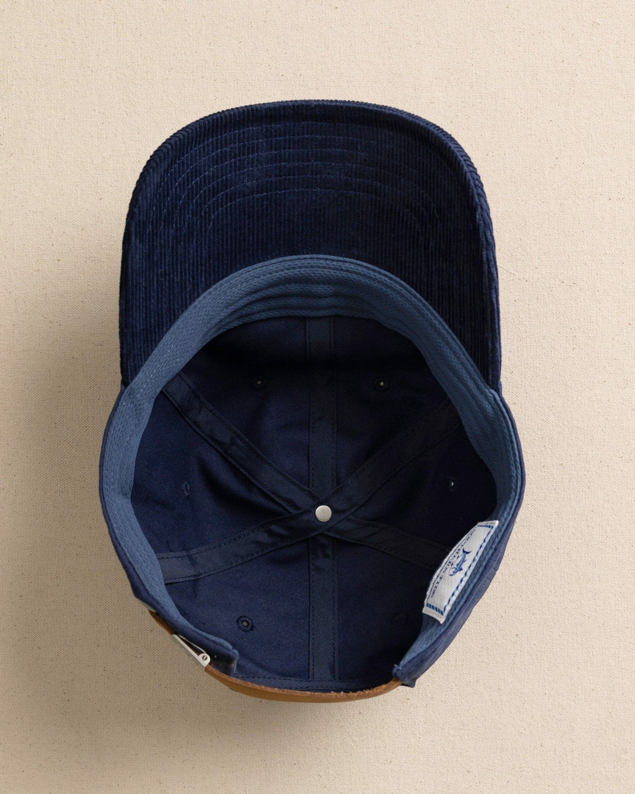 Southern Tide Skipjack Canvas Leather Strap Hat For Sale