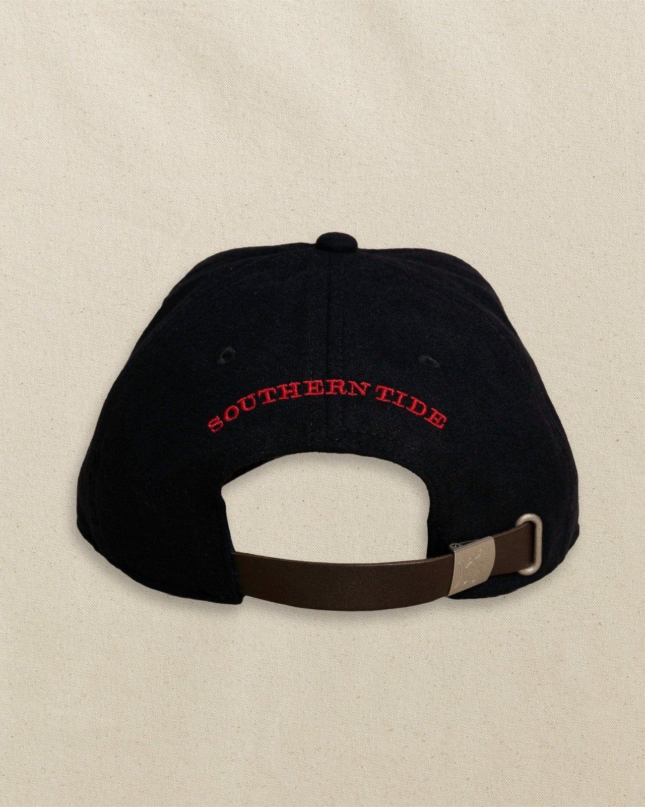 Southern Tide Skipjack Wool Leather Strap Hat For Sale