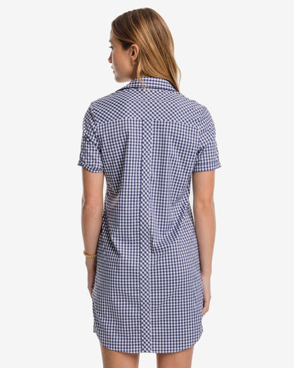 Southern Tide Kamryn brrr°® Intercoastal Gingham Dress For Sale