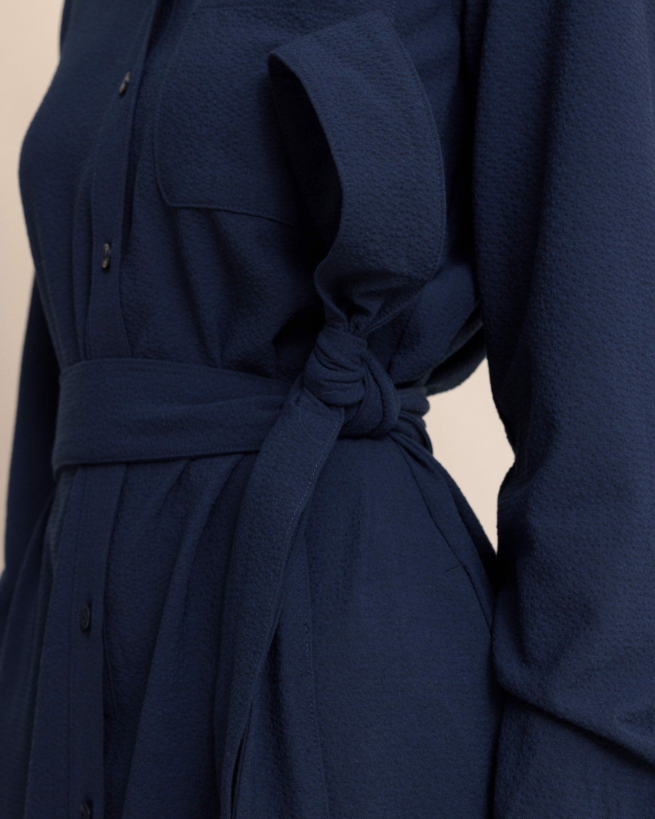 Southern Tide Trista Textured Midi Shirt Dress For Sale