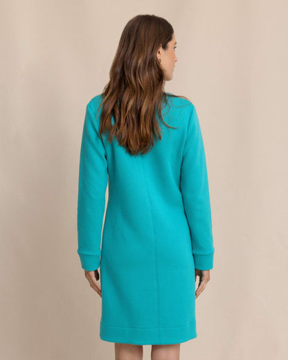 Southern Tide Cady Jacquard Dress - Spruce Shade For Sale