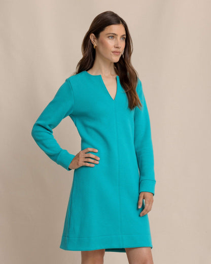 Southern Tide Cady Jacquard Dress - Spruce Shade For Sale