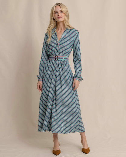 Southern Tide Clarissa Stripe Maxi Dress For Sale