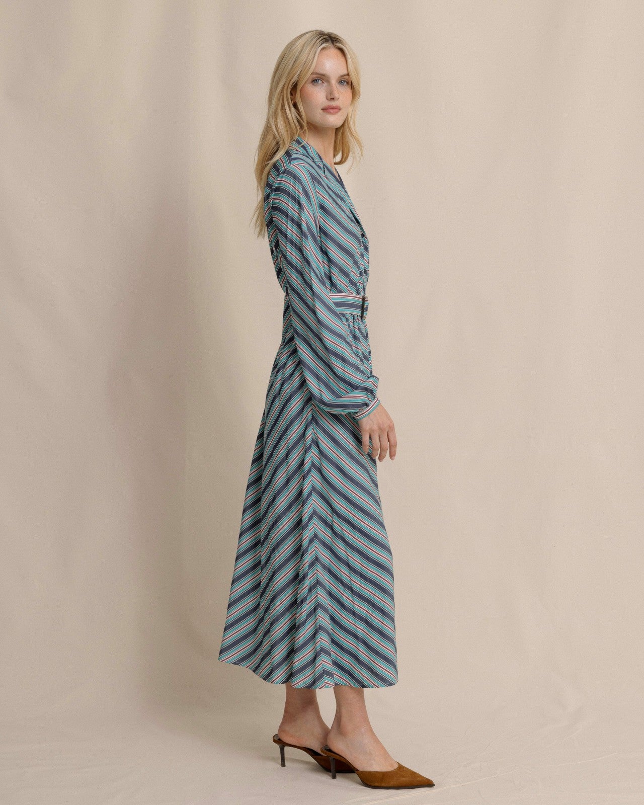 Southern Tide Clarissa Stripe Maxi Dress For Sale