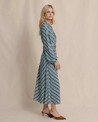 Southern Tide Clarissa Stripe Maxi Dress For Sale