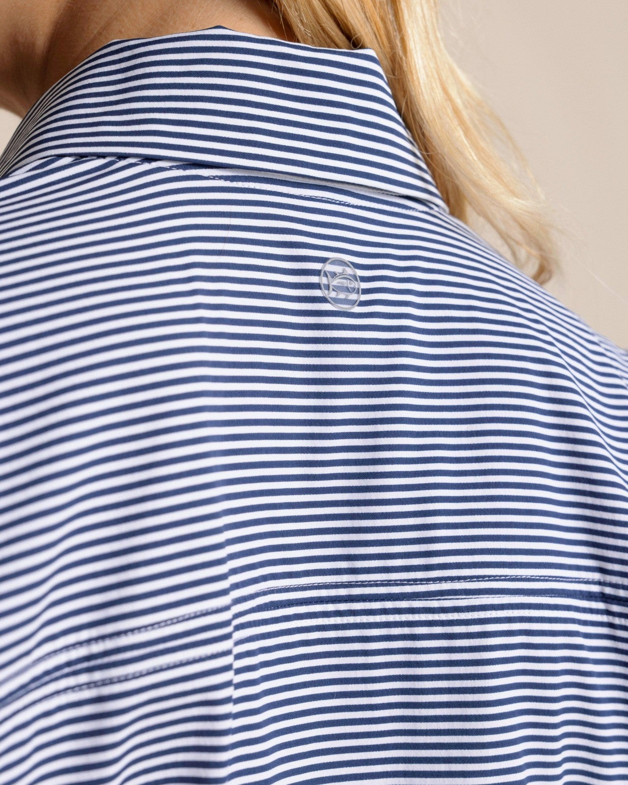 Southern Tide Kira Half Zip Stripe Pullover For Sale