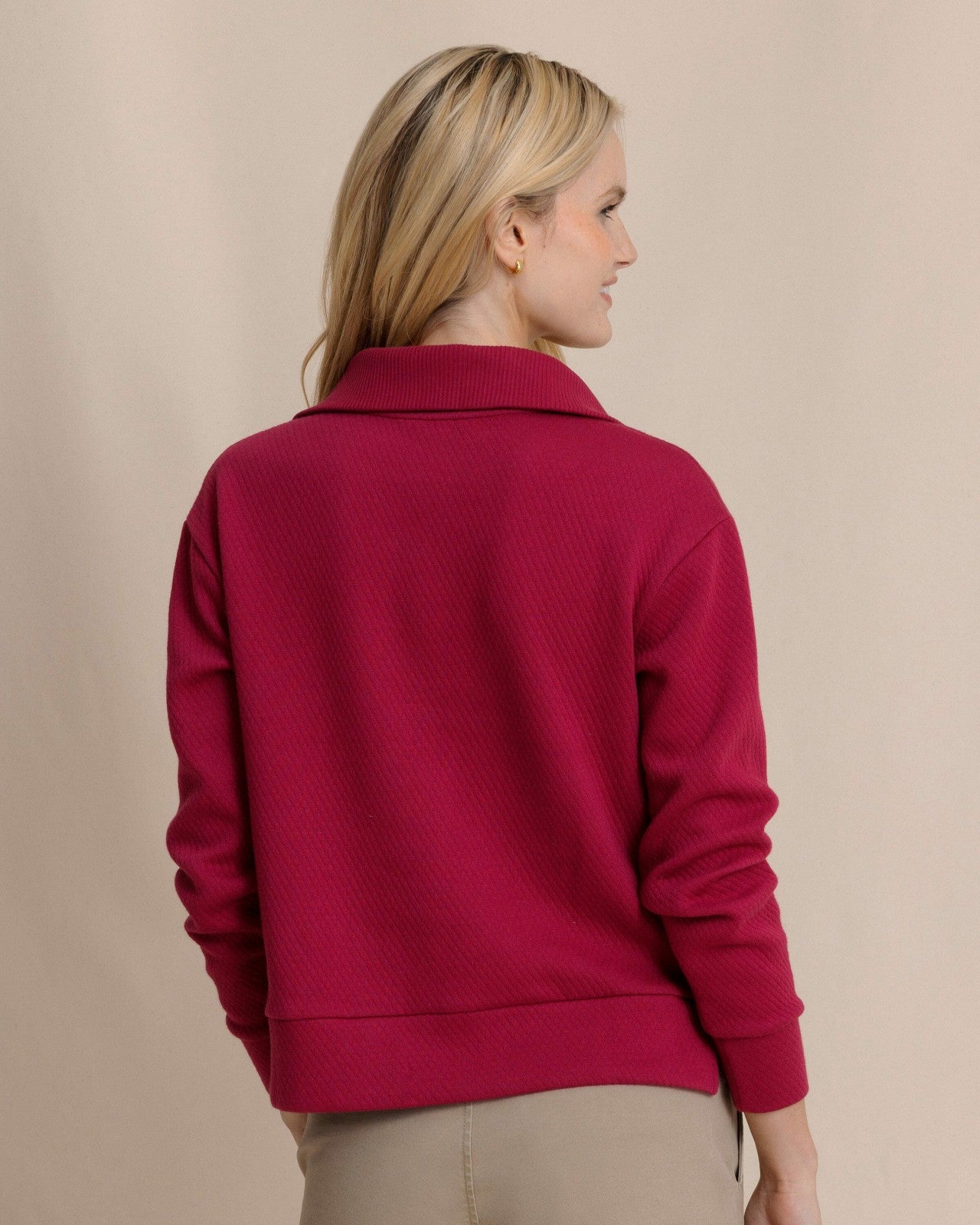 Southern Tide Tonya Button Mock Pullover - Carolina Plum For Sale