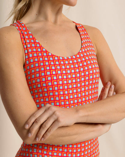 Southern Tide Natalie Printed Cross Back Tank For Sale