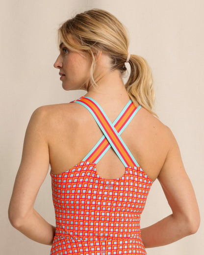 Southern Tide Natalie Printed Cross Back Tank For Sale