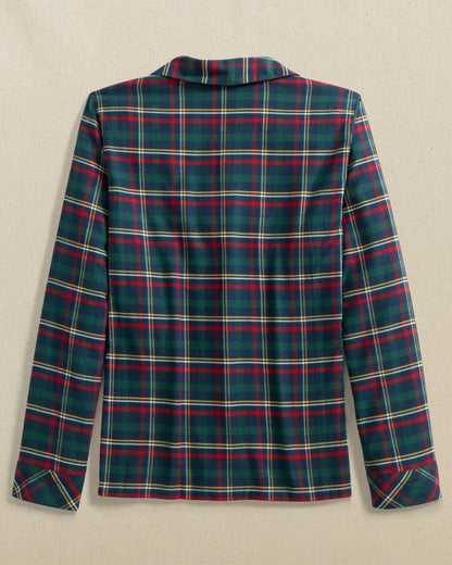 Southern Tide Partridgeberry Plaid Lounge Shirt For Sale