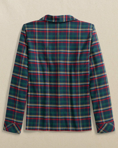 Southern Tide Partridgeberry Plaid Lounge Shirt For Sale