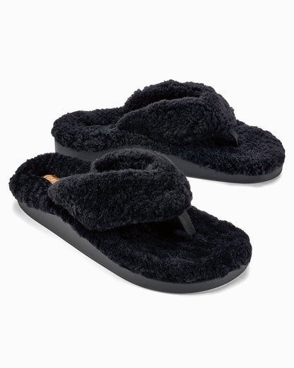 Tommy Bahama | OluKai® Kipe'a Heu Slippers / Black/Black