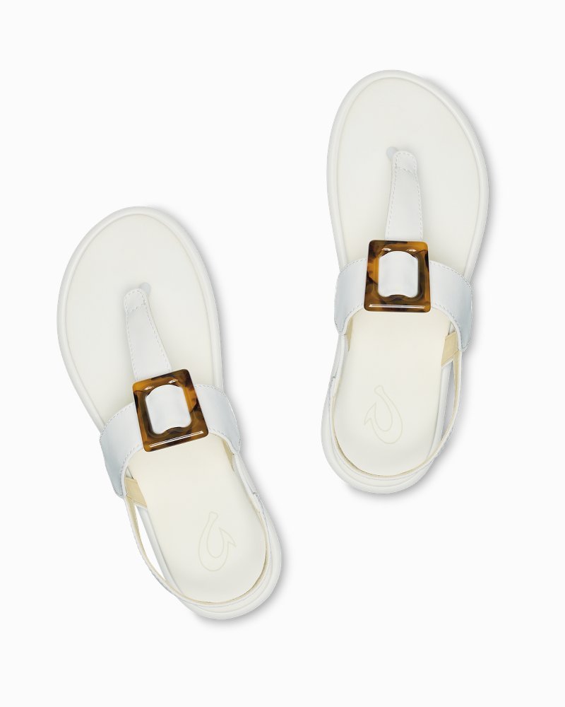 Tommy Bahama | Olukai® La'I T-Bar Sandals / White