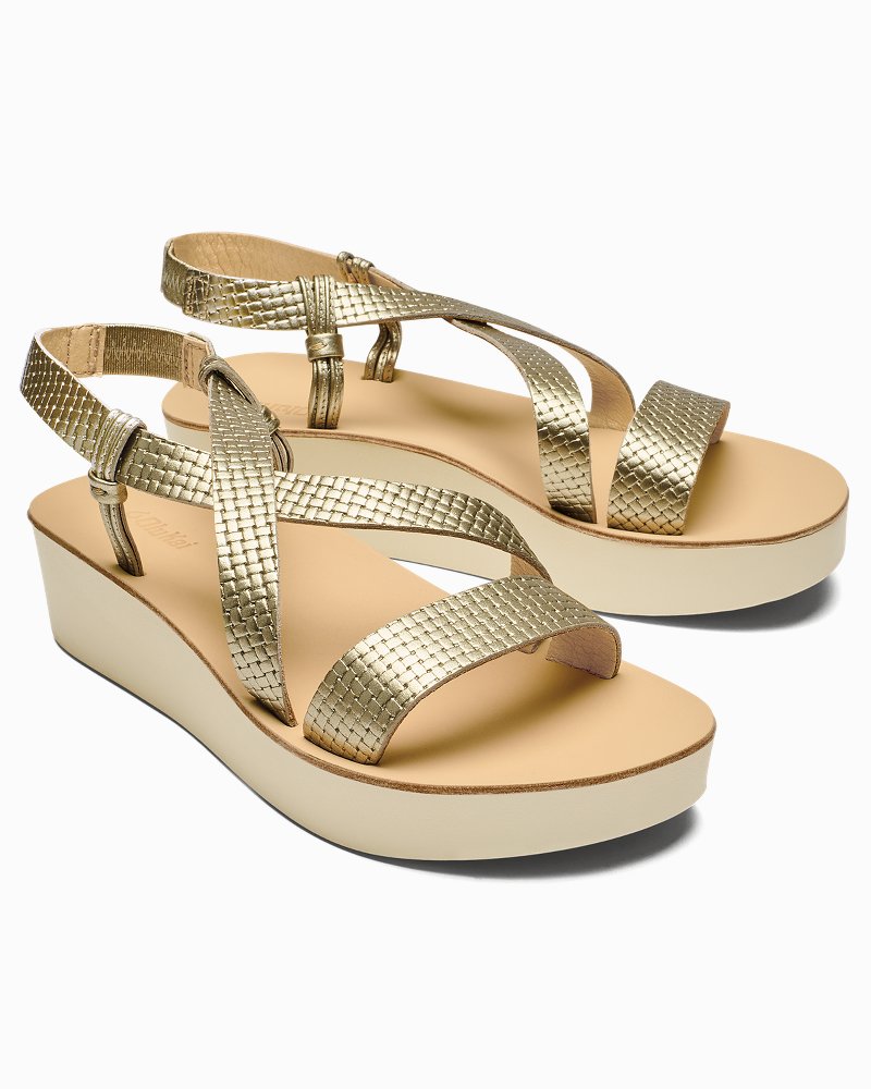Tommy Bahama | Olukai® Onohi Strappy Platform Sandals / Bubbly