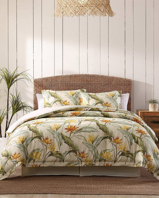 Tommy Bahama | Birds of Paradise 4-Piece California King Comforter Set / Ivory