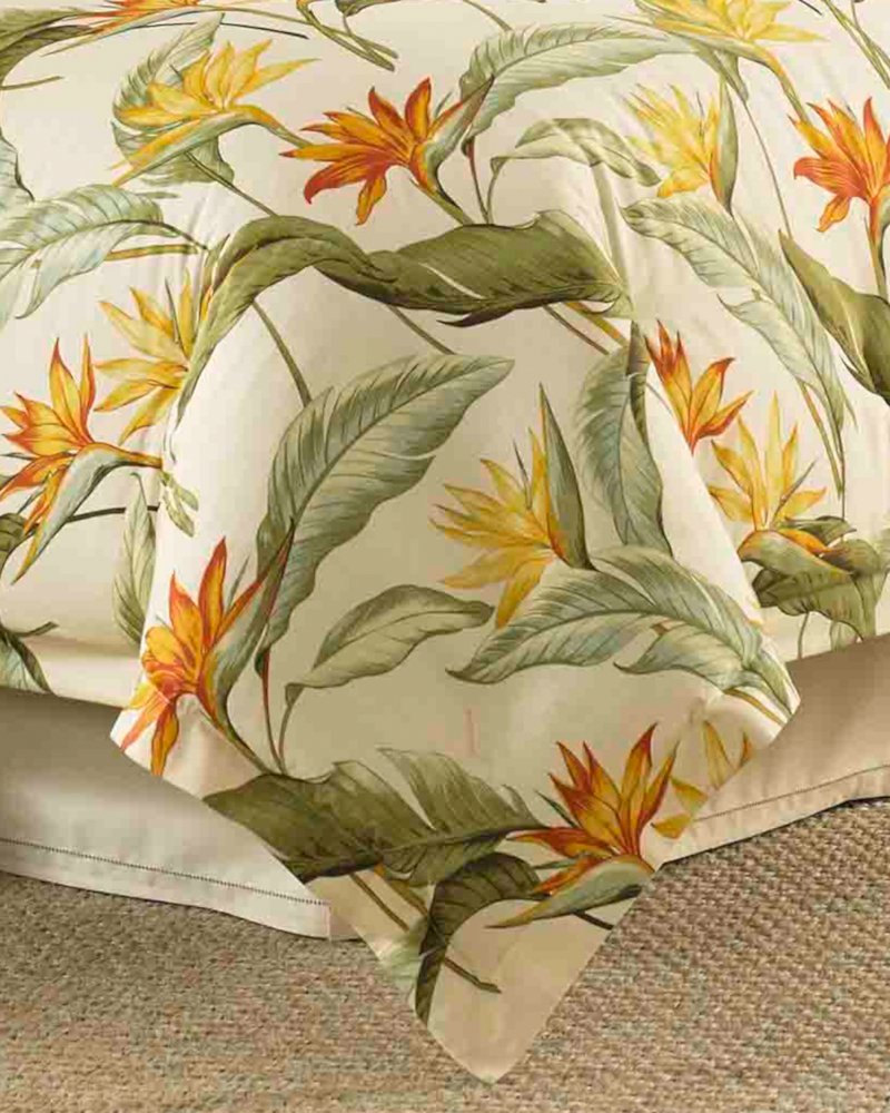 Tommy Bahama | Birds of Paradise 4-Piece California King Comforter Set / Ivory