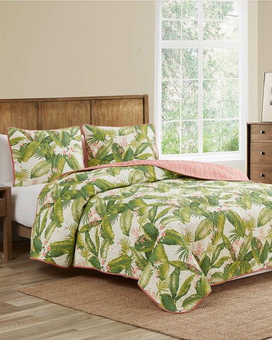 Tommy Bahama | Aregada Dock 2-Piece Twin Quilt Set / Brown