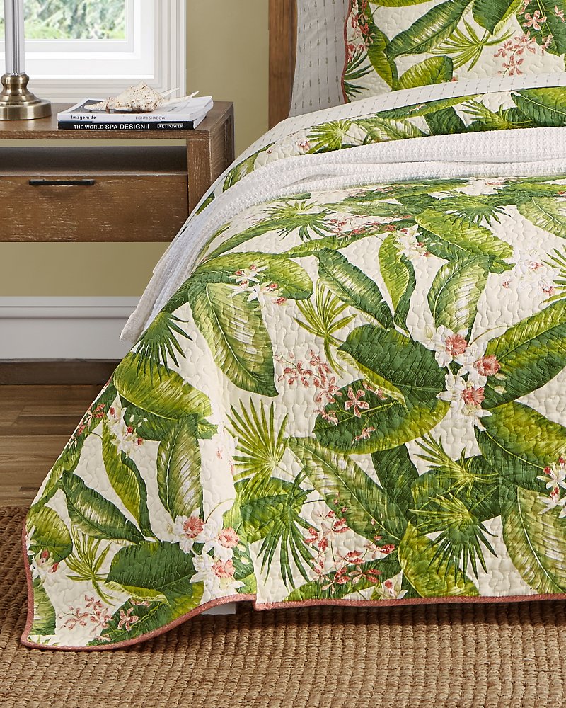 Tommy Bahama | Aregada Dock 2-Piece Twin Quilt Set / Brown