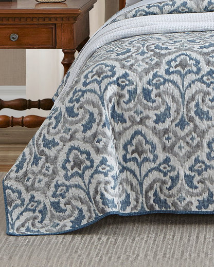 Tommy Bahama | Cape Verde 3-Piece King Quilt Set / Grey