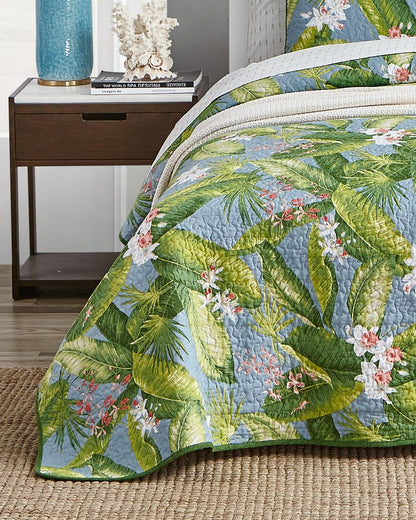 Tommy Bahama | Aregada Dock 3-Piece Full/Queen Quilt Set / Blue