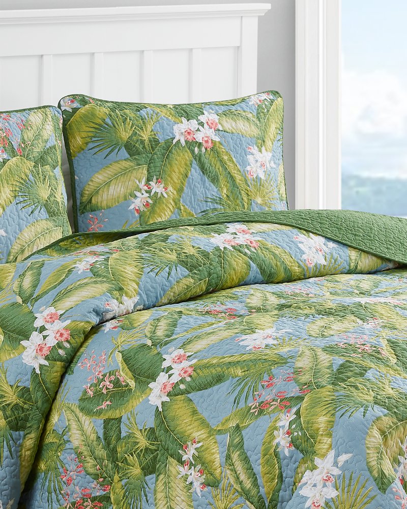 Tommy Bahama | Aregada Dock 3-Piece Full/Queen Quilt Set / Blue
