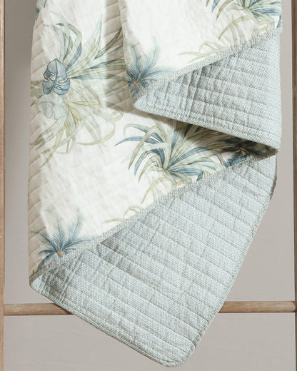 Tommy Bahama | Serenity Palms Twin Quilt / Blue