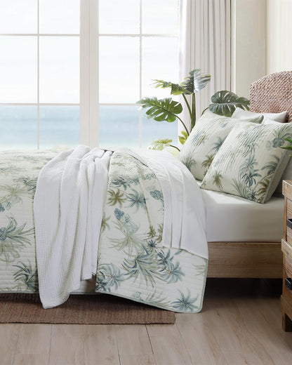 Tommy Bahama | Serenity Palms Twin Quilt / Blue