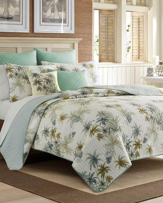 Tommy Bahama | Serenity Palms Standard Quilted Sham / Blue
