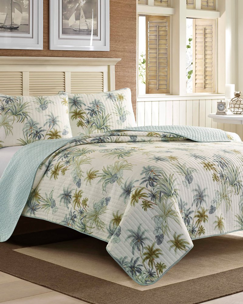 Tommy Bahama | Serenity Palms Standard Quilted Sham / Blue