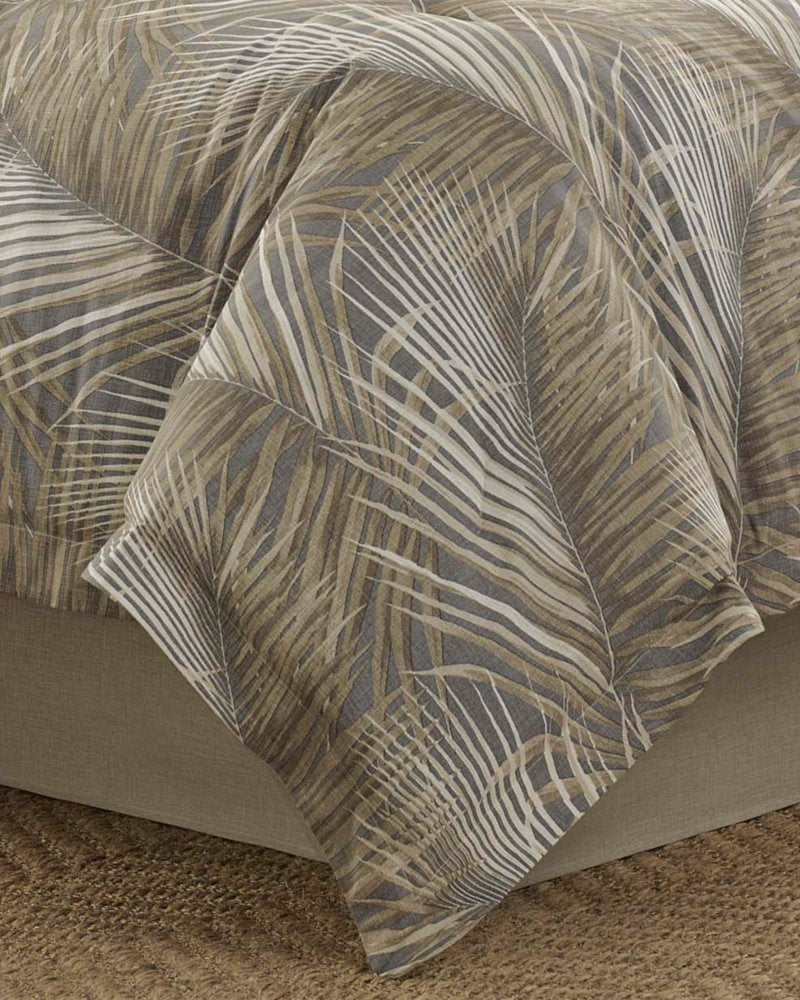 Tommy Bahama | Raffia Palms California King Comforter Set / Grey
